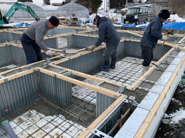 免震基礎 お盆見学会|滝沢市で新築一戸建てを考えるなら大共ホームの画像