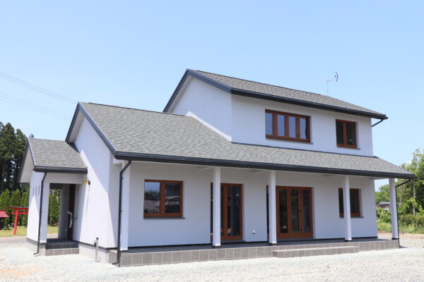 花巻市グレー漆喰の家｜盛岡市で平屋をお考えの方は高断熱高気密注文住宅の大共ホームの画像