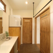 物干しアイアンバー｜盛岡市で平屋をお考えの方は高断熱高気密注文住宅の大共ホームの画像