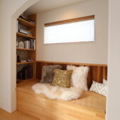 収納たっぷりヌックスペース｜岩手県で高断熱新築一戸建てを考えるなら大共ホームの画像