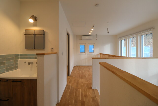 2階水廻りの間取り｜盛岡市で大屋根のお家をお考えの方は高断熱高気密注文住宅の大共ホームの画像