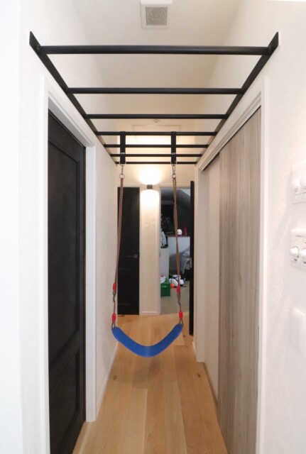 子どもが遊べる雲梯｜Ua値0.23の高断熱高気密注文住宅大共ホームの画像