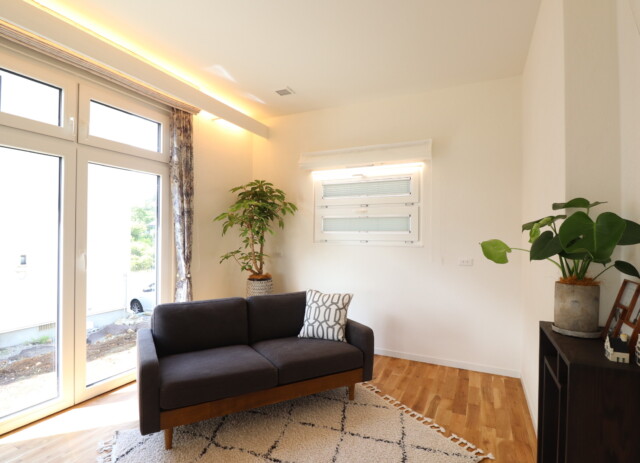 19坪の平屋｜リビング｜盛岡市で平屋の注文住宅を建てるなら大共ホームの画像