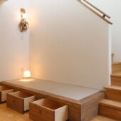 収納付きの畳ヌックスペース｜盛岡市で高断熱高気密新築一戸建てを考えるなら大共ホームの画像