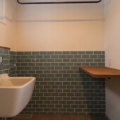 タイル施工のランドリールーム｜岩手県で自然素材にこだわった注文住宅を建てるなら大共ホームの画像