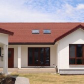 ロフトのある平屋外観｜岩手県で高断熱高気密新築一戸建てを考えるなら大共ホームの画像