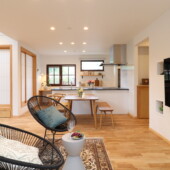 ロフトのある平屋リビングダイニング｜岩手県で高断熱高気密新築一戸建てを考えるなら大共ホームの画像