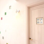 ２世帯で暮らす家in矢巾　ガラスブロックの画像