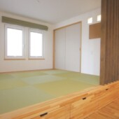 ～自然のぬくもりに憩う家～　和室の画像
