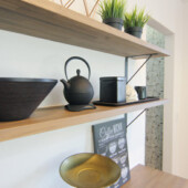 ～ Natural＆Brooklyn style～　造作棚の画像